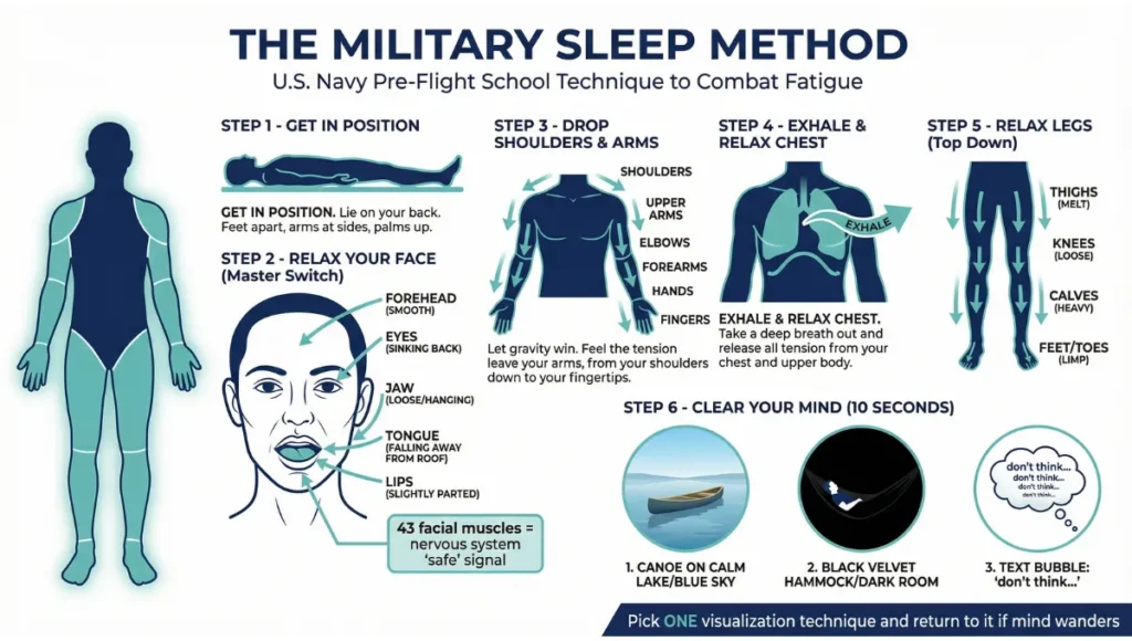 The military sleep technique hack explained