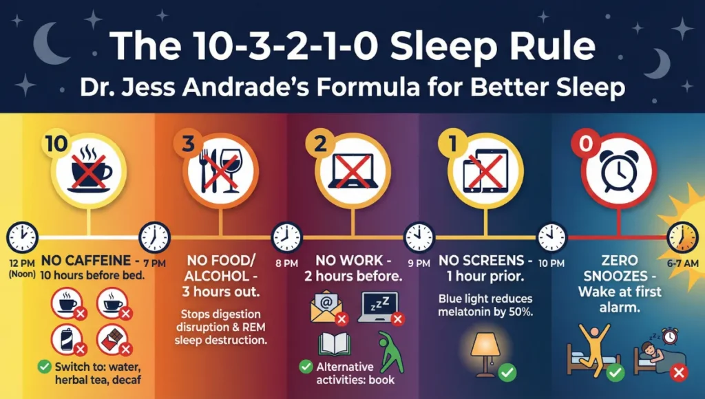 the 10 3 2 1 0 Rule for Sleep