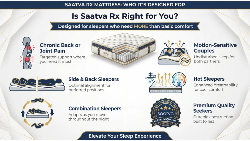 The benefits of the Saatva RX mattress