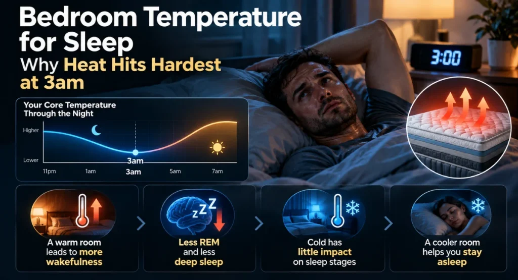 How and why body and room temperature affects sleep