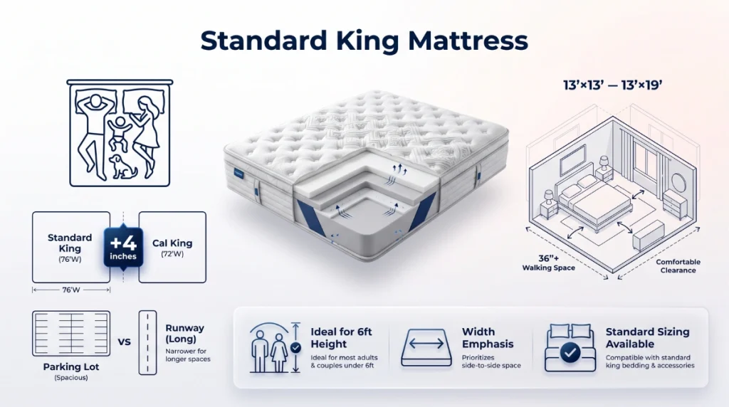 Details of the Nectar Standard King size