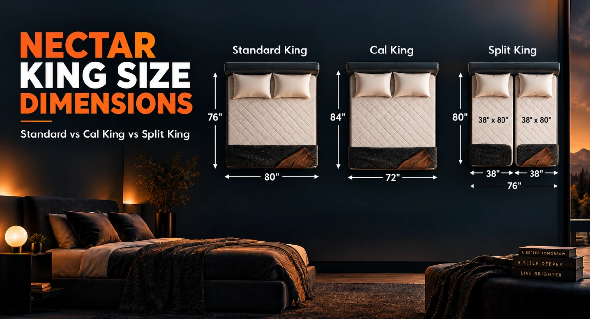 Checking the dimensions of Nectar king size mattress for your room and lifestyle